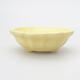 Ceramic bonsai bowl 5 x 5 x 2 cm, color yellow - 1/3
