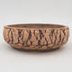 Ceramic bonsai bowl 19 x 19 x 6.5 cm, color cracked - 1/4