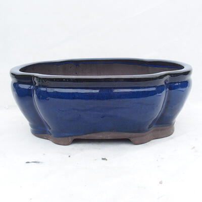Bonsai bowl 41 x 33 x 15 cm, color blue - 1