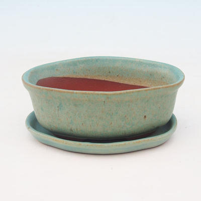 Bonsai bowl tray of water H05 +, green - 1