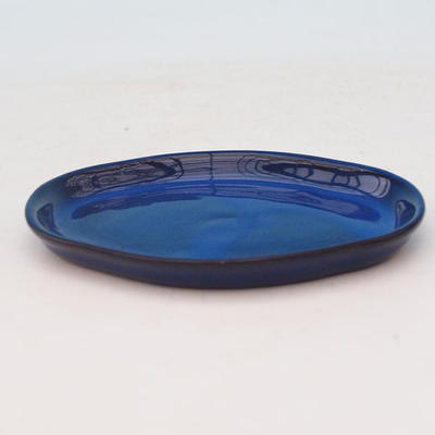 Bonsai water tray H 05 - 10 x 7,5 x 1 cm, blue - 10 x 7.5 x 1 cm - 1