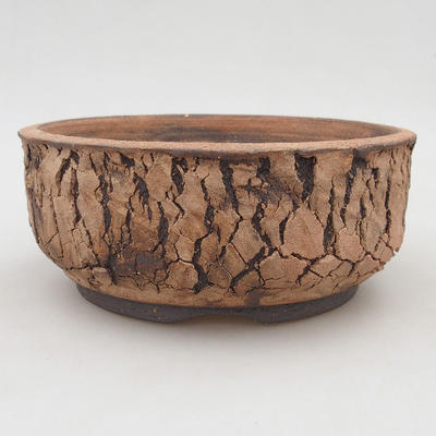 Ceramic bonsai bowl 18 x 18 x 7.5 cm, color cracked - 1