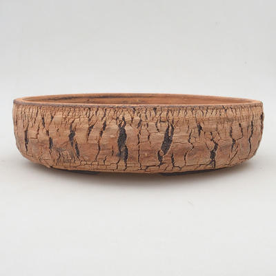 Ceramic bonsai bowl 26.5 x 26.5 x 6.5 cm, cracked color - 1