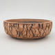 Ceramic bonsai bowl 18 x 18 x 6 cm, color cracked - 1/4