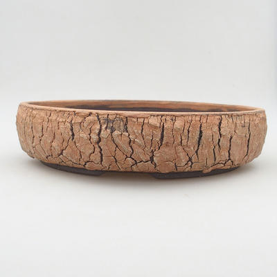 Ceramic bonsai bowl 33 x 33 x 8 cm, color cracked 2nd quality - 1