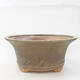 Ceramic bonsai bowl 32 x 32 x 14 cm, color green - 1/3