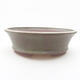 Ceramic bonsai bowl 19.5 x 19.5 x 6 cm, color green - 1/3