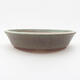 Ceramic bonsai bowl 20 x 20 x 4.5 cm, color green - 1/3