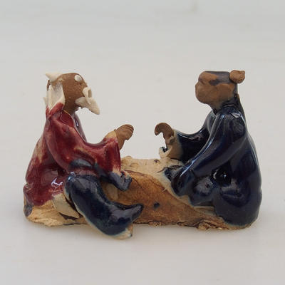 Ceramic figurine - pair of players - 1