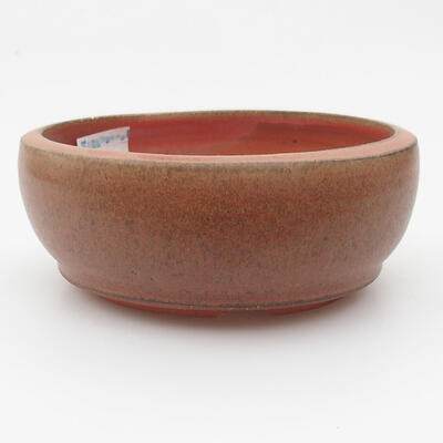 Ceramic bonsai bowl 11 x 11 x 4.5 cm, color brown - 1