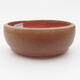Ceramic bonsai bowl 11 x 11 x 4.5 cm, color brown - 1/3