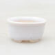 Ceramic bonsai bowl 3 x 2.5 x 2 cm, color white - 1/3
