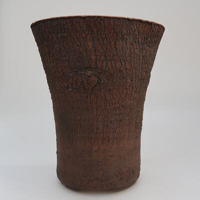 Ceramic bonsai bowl 15.5 x 15.5 x 18.5 cm, color cracked - 1