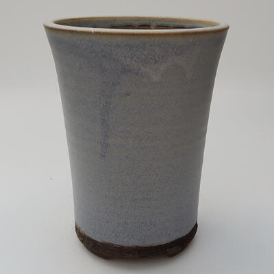 Ceramic bonsai bowl 12.5 x 12.5 x 16.5 cm, color blue - 1