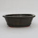 Ceramic bonsai bowl 25 x 25 x 7.5 cm, color gray - 1/3