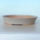 Ceramic bonsai bowl 34 x 34 x 6 cm, gray color - 1/3