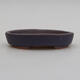 Ceramic bonsai bowl 11.5 x 9 x 2 cm, color purple - 1/3