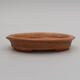 Ceramic bonsai bowl 12.5 x 10.5 x 2 cm, color pink - 1/3