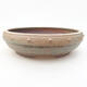 Ceramic bonsai bowl 21 x 21 x 6 cm, color green - 1/3