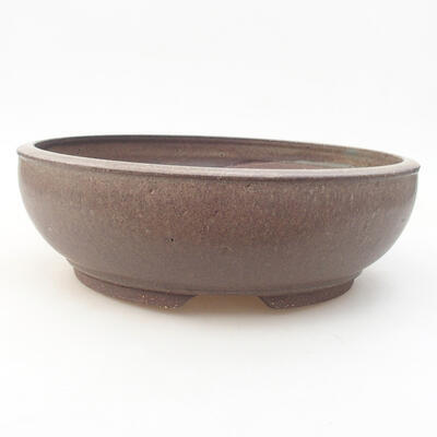 Ceramic bonsai bowl 25 x 25 x 8 cm, color gray - 1