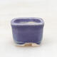 Ceramic bonsai bowl 2 x 2 x 1.5 cm, color purple - 1/3