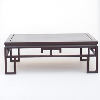 Wooden table under the bonsai brown 39 x 25.5 x 14 cm - 1