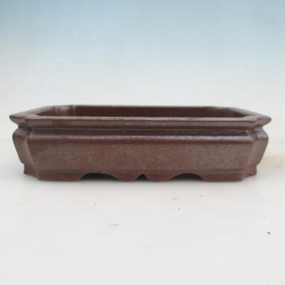 Bonsai bowl 21 x 16 x 5 cm, natural color - 1