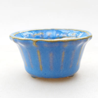 Mini bonsai bowl 5 x 5 x 2.5 cm, color blue - 1