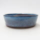Ceramic bonsai bowl 14.5 x 14.5 x 4.5 cm, color blue - 1/3