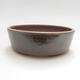 Ceramic bonsai bowl 13.5 x 13.5 x 4.5 cm, color green - 1/3