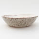 Ceramic bonsai bowl 18 x 18 x 5 cm, color white - 1/4