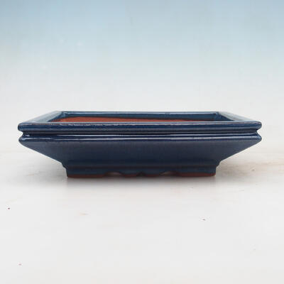 Bonsai bowl 22 x 17 x 5.5 cm, color blue - 1