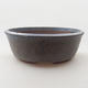 Ceramic bonsai bowl 16.5 x 16.5 x 5.5 cm, color blue - 1/3