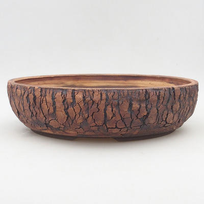 Ceramic bonsai bowl 34 x 34 x 8.5 cm, color cracked - 1