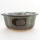 Ceramic bonsai bowl 13 x 11 x 5.5 cm, color green - 1/3