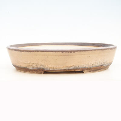 Bonsai bowl 42 x 23 x 8.5 cm, gray-beige color - 1