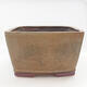 Ceramic bonsai bowl 27 x 27 x 15.5 cm, color brown - 1/3