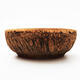 Ceramic bonsai bowl 19 x 19 x 6.5 cm, color cracked - 1/3