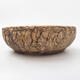 Ceramic bonsai bowl 22 x 22 x 7 cm, color cracked - 1/3