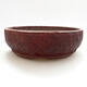 Ceramic bonsai bowl 17 x 17 x 5.5 cm, color cracked - 1/3