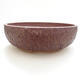 Ceramic bonsai bowl 21.5 x 21.5 x 7 cm, color cracked - 1/3