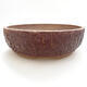 Ceramic bonsai bowl 21.5 x 21.5 x 7 cm, color cracked - 1/3