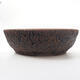 Ceramic bonsai bowl 28 x 28 x 8.5 cm, color cracked - 1/3