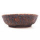 Ceramic bonsai bowl 20 x 20 x 6 cm, color cracked - 1/3