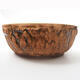 Ceramic bonsai bowl 19.5 x 19.5 x 7.5 cm, color cracked - 1/3