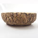 Ceramic bonsai bowl 24 x 24 x 8.5 cm, color cracked - 1/3