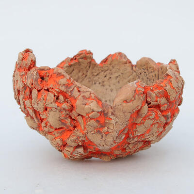 Ceramic shell 9 x 9 x 5.5 cm, red color - 1