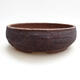 Ceramic bonsai bowl 19 x 19 x 6 cm, color cracked - 1/3