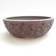 Ceramic bonsai bowl 16.5 x 16.5 x 5.5 cm, color cracked - 1/3