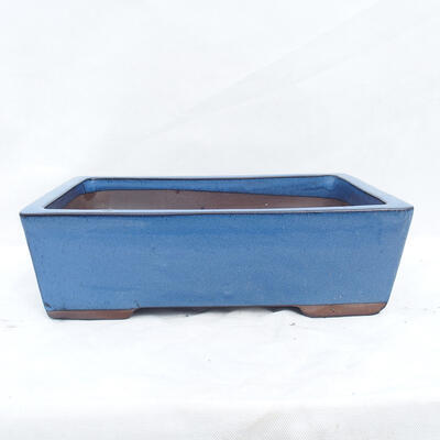 Bonsai bowl 41 x 29 x 12 cm, color blue - 1